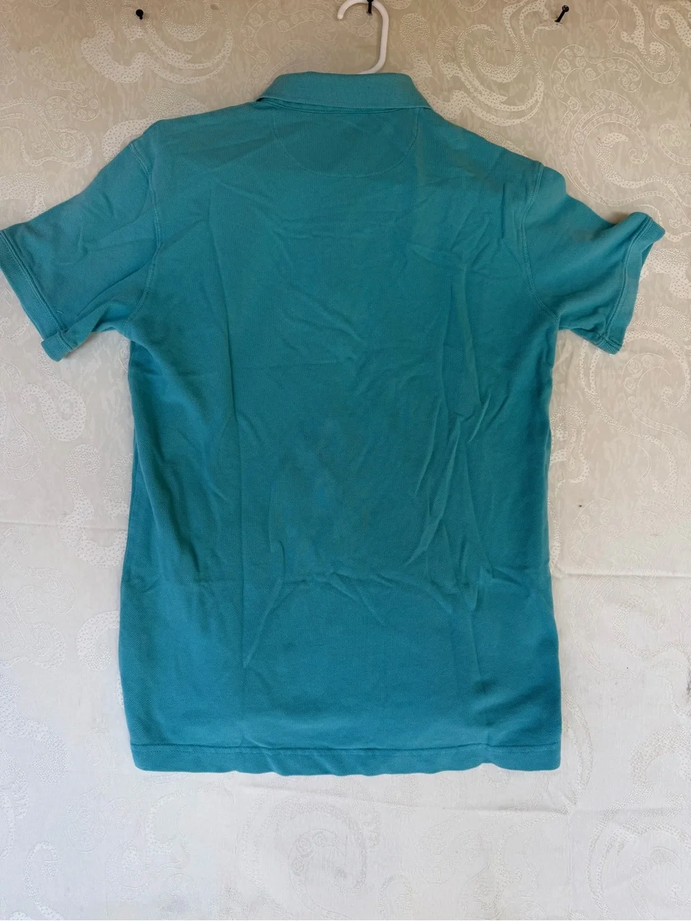 True Religion Men's Teal Short Sleeve Polo
